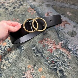 Aritzia Auxiliary gold detail belt
